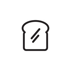 bread slice icon 