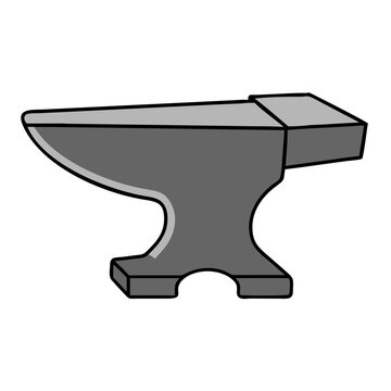recommend clip art: iron anvil vector icon, iron anvil vector illustration - simple illustration of iron anvil, perfect for logos iron anvil 