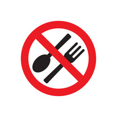 no food allowed icon 

