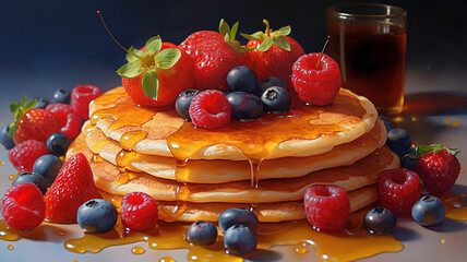 Superb Hand drawn pancake day illustration