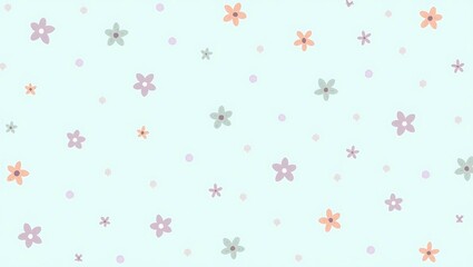 Seamless pattern with flowers