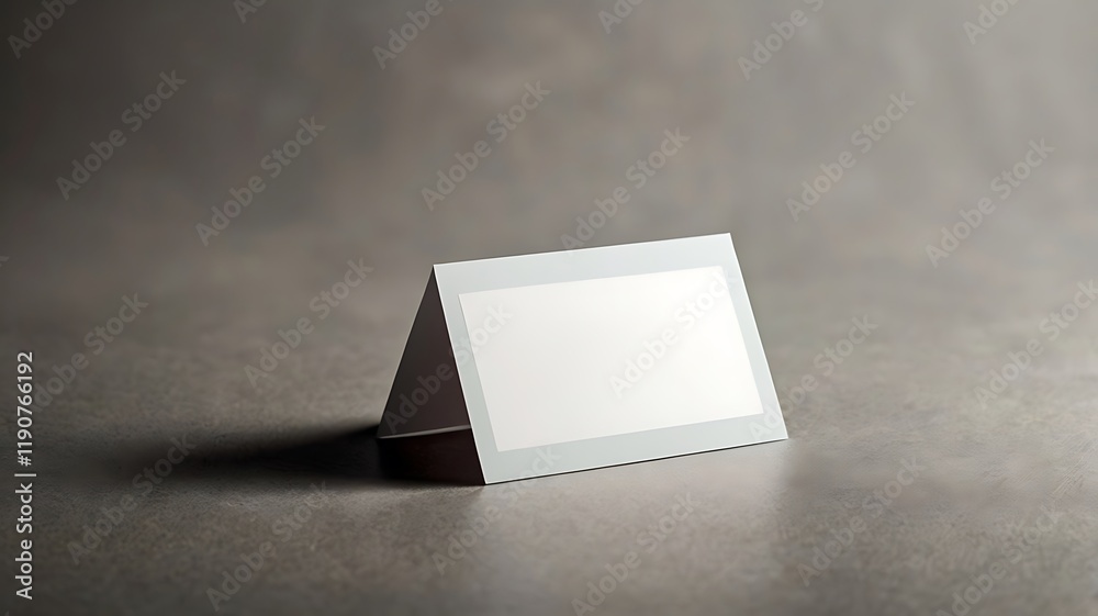 Fototapete business card placed on a subtle, blurred background with a slight shadow effect for a floating look