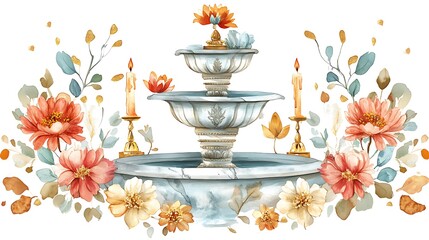 Wedding invitation background 