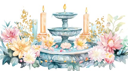 Wedding invitation background 