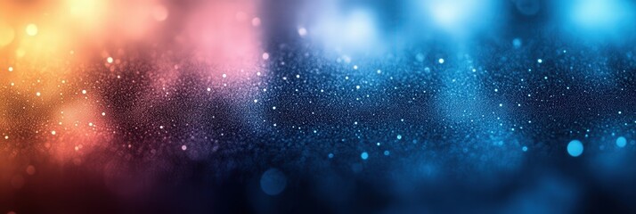 Obraz premium Abstract Blurred Background with Grainy Textures and Colorful Lights Creating a Dreamy Atmosphere Ideal for Design Projects and Visual Media