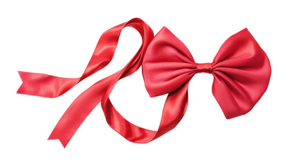 Ribbon bow transparent background