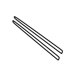 Chopsticks vector icon