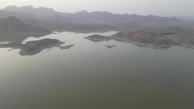 Aerial of Arghandanb Dam Kandahar Afghanistan