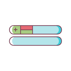 health bar vector icon, health bar vector illustration - simple illustration of health bar, perfect for logos health bar 