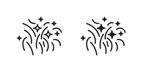 Fireworks vector web icons set