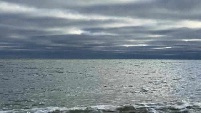 clouds over the sea