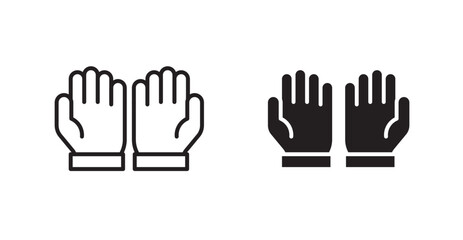 Pray vector web icons set