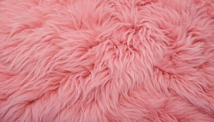 Fototapeta premium Soft Pink Sheepskin Background. 5