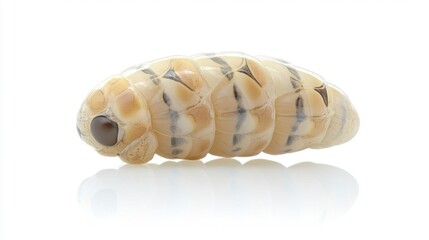 Isolated Blue Winged Grasshopper. Generative AI