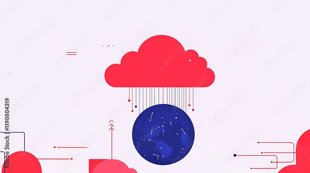 Poster embracing the future of cloud computing and data storage solutions