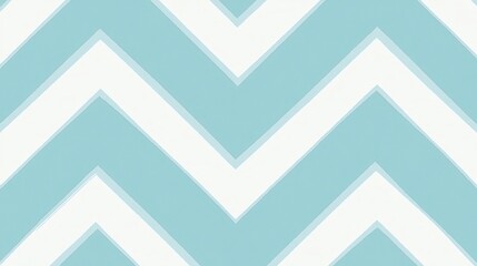 Abstract Blue and White Chevron Pattern Design