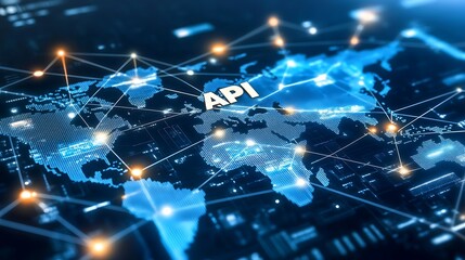 Obraz premium Understanding API Technology in the Global Digital Landscape