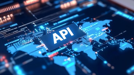 Obraz premium Understanding API Technology in the Global Digital Landscape