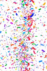 Vibrant Colorful Confetti Burst Celebration Background