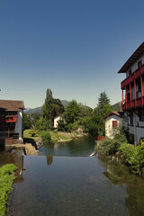 Saint-Jean-Pied-de-Port. France. It is one of the most beautiful towns in France and is famous for being located at the foot of the Port of Roncesvalles (Way of St. James)