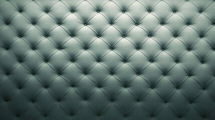 Fototapeta premium Elegant Teal Button Tufted Upholstery Texture