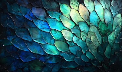 Fototapeta premium A close-up macro photograph of the texture and pattern on wings, Generative AI