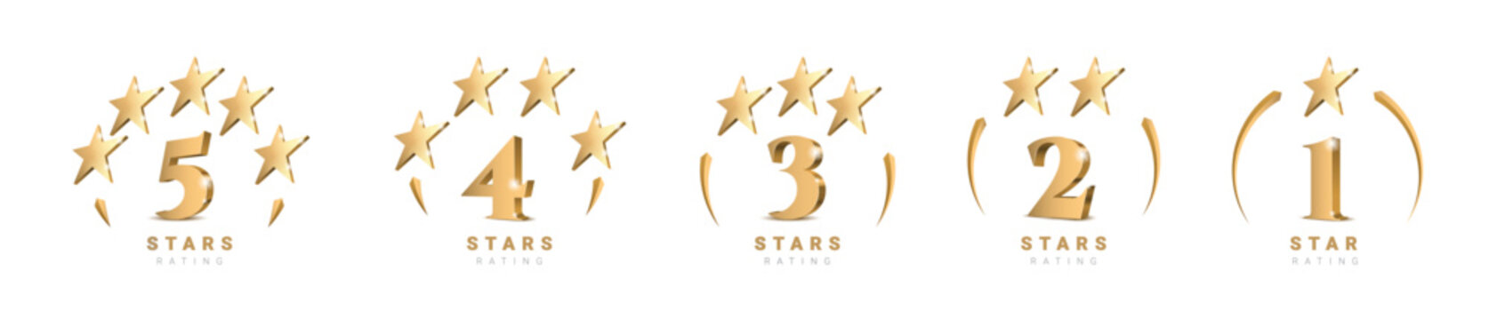 Star rating. star Symbol or emblem. vector illustration