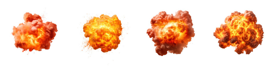 Explosive fireball bursts create stunning cosmic display of radiant energy