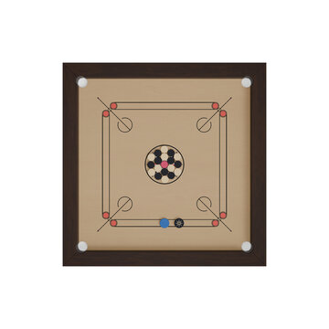 3d Render of carrom isolated