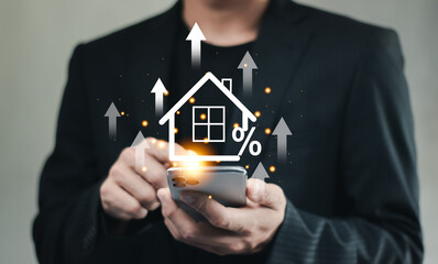 Real estate business concept, Profitable real estate investment strategies Residential property...