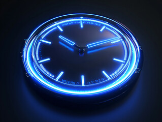 Neon Clock