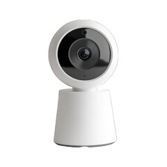 White webcam isolated on transparent background