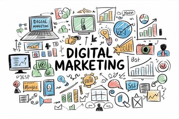 Digital Marketing Strategies And Tools Illustrated