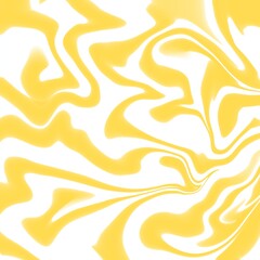 Obraz premium Abstract background with watercolor marble motif in yellow. Wavy yellow wallpaper