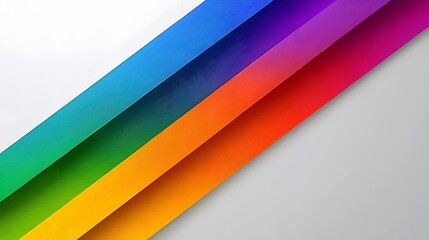 Obraz premium Colorful Gradient Lines Abstract Art Digital Design Modern Aesthetic Vibrant Colors Digital Environment