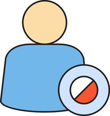 User and Blocked Icon
