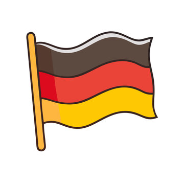 recommend clip art: german flag vector icon, german flag vector illustration - simple illustration of german flag, perfect for logos german flag 