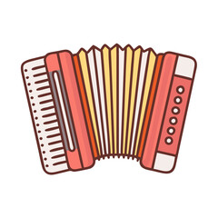 accordion vector icon, accordion vector illustration - simple illustration of accordion, perfect for logos accordion 