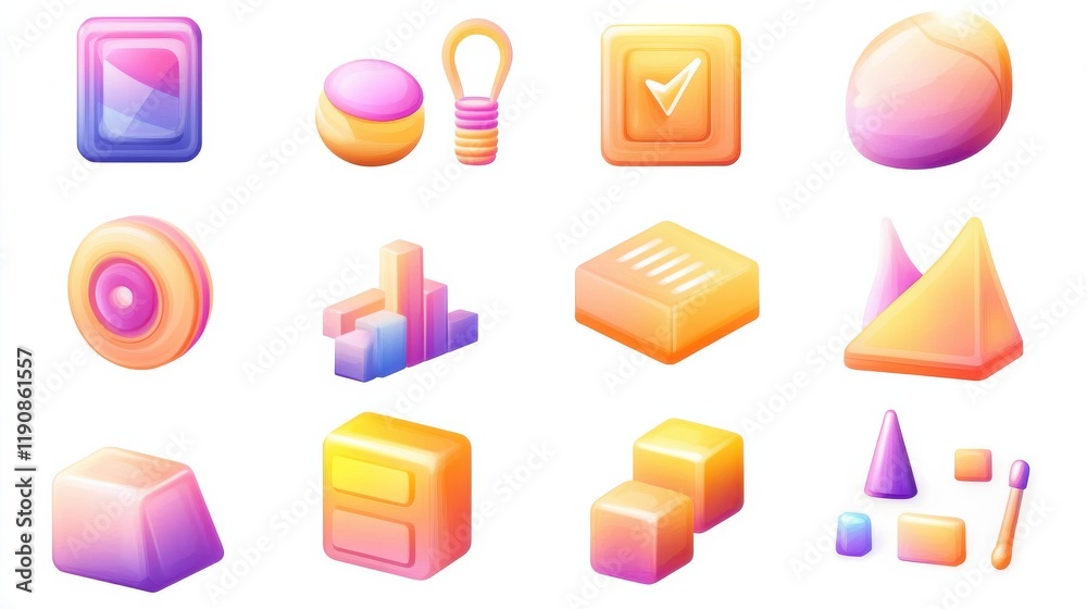 Poster app prototyping icons set. user friendly interface development, branding plan. usability testing, ex