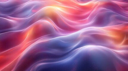 Fototapeta premium Abstract Iridescent Wave Background. Generative AI