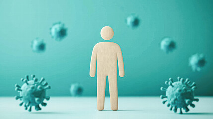 Educational graphics in digital art for global health awareness campaign