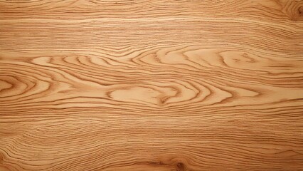 Obraz premium 木目の背景素材 ウッドデッキ 木目 淡いブラウン AI生成素材 横目