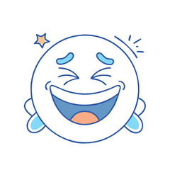 laughter icon vector icon, laughter icon vector illustration - simple illustration of laughter icon, perfect for logos and icons