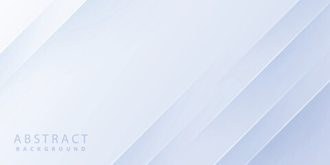 abstract dynamic bright white line pattern and diagonal shadows on blue light gradient background