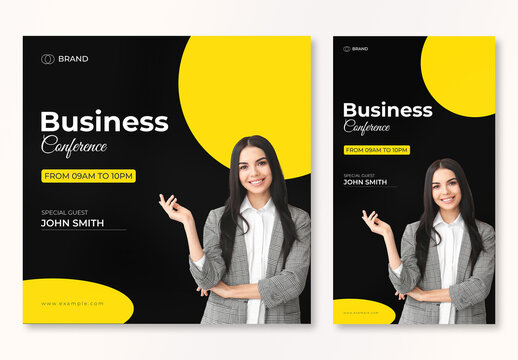Creative Business Webinar Social Media Post Layout