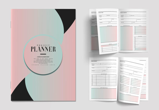 Project Planner Brochure Layout