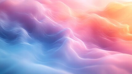 Obraz premium Soft Pastel Abstract Gradient Texture. Generative AI