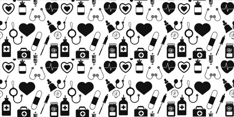 Medical Icons, Clinical Icons, Silhouette Icons, Healthcare Icons, Hospital Icons, Doctor Icons, Nurse Icons, Stethoscope Icon, Medical Equipment Icons, First Aid Icons, Pharmacy Icons, Generative AI