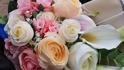 Roses in a flower shop