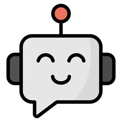 Obraz premium Chatbot Icon